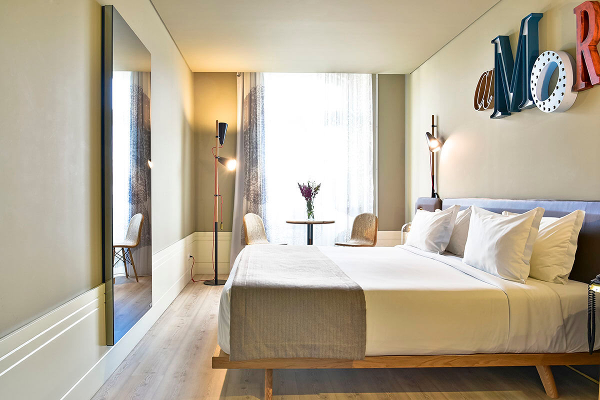 MY STORY HOTEL ROSSIO bright and cozy bedroom lisbon luxury hotels
